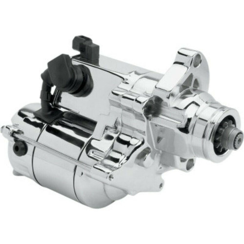 PartzBiz HD: 3472646-1.6KW Chrome Starter Motor 2006-2017 Harley Big Twin Motors Touring Softail Dyna