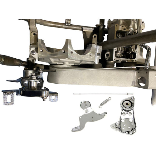 PartzBiz HD: 3492776-V-Twin Rocker Clutch Kit Chrome Offset Aluminum HeelToe Shift Trans Harley 36-84 PartzBiz HD: 3492776-V-Twin Rocker Clutch Kit Chrome Offset Aluminum HeelToe Shift Trans Harley 36-84