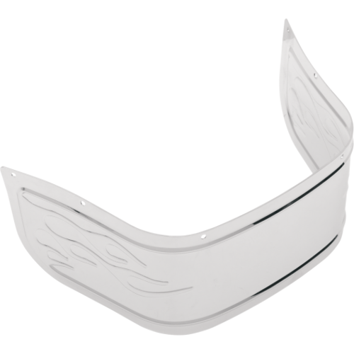 PartzBiz HD: 3448513-Chrome Replacement Flamed Fender กระโปรงเคล็ดลับ Harley Softail Touring Electra Glide