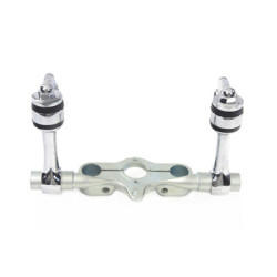 PartzBiz HD 25-2217 - Triple Tree & 5 1/2‚” แฮนด์กระดูกสุนัข Flanders Risers Harley Inline Springer