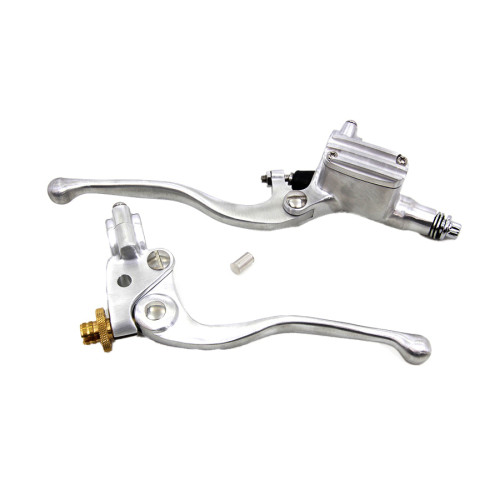 PartzBiz HD: 3454520-Vintage Polished 9/16” Bore Single Disc Custom Handlebar Controls Harley Chopper PartzBiz HD: 3454520-Vintage Polished 9/16” Bore Single Disc Custom Handlebar Controls Harley Chopper