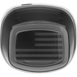 PartzBiz HD 2926 - Kuryakyn Tracer US Flag LED ไฟท้ายควันเลนส์ใบอนุญาต Light Harley Touring PartzBiz HD 2926 - Kuryakyn Tracer US Flag LED ไฟท้ายควันเลนส์ใบอนุญาต Light Harley Touring