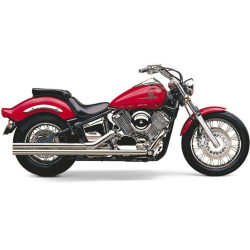 PartzBiz HD 2967 - Cobra Chrome Lo-Boy Shotgun ท่อไอเสียส่วนหัว 1999-2009 Yamaha V-Star 1100