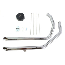 PartzBiz HD 30-4049 - 1 3/4” Chrome Slash Cut Header Wrap Drag Pipes Exhaust 1986-03 Harley Sportster PartzBiz HD 30-4049 - 1 3/4” Chrome Slash Cut Header Wrap Drag Pipes Exhaust 1986-03 Harley Sportster