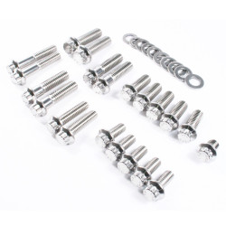 PartzBiz HD 3066 - Feuling Dress Up แชสซี Trim Fastener Kit แสดง Bolts Washers Harley 04-17 XL