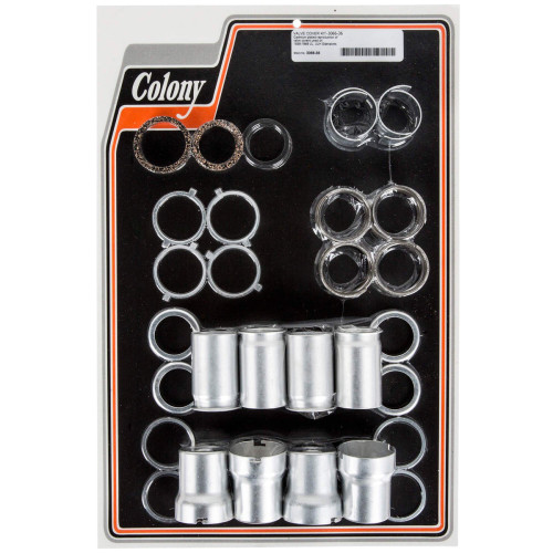 PartzBiz HD: 3447010-Colony USA Valve Cover Set Kit Cadmium 1939-1948 Harley U UL ULH Knucklehead PartzBiz HD: 3447010-Colony USA Valve Cover Set Kit Cadmium 1939-1948 Harley U UL ULH Knucklehead