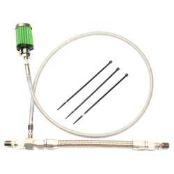 PartzBiz HD 3080 - Feuling Oil Tank Breather Kit Stainless Harley Touring Twin Cam Bagger 02-06 PartzBiz HD 3080 - Feuling Oil Tank Breather Kit Stainless Harley Touring Twin Cam Bagger 02-06