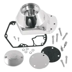 PartzBiz HD 31-0335 - S&S Cycle Polished Billet Cam Cover Kit 6061 Aluminum Harley Big Twin 73-92 PartzBiz HD 31-0335 - S&S Cycle Polished Billet Cam Cover Kit 6061 Aluminum Harley Big Twin 73-92