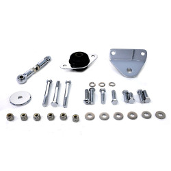 PartzBiz HD 31-0625 - Chrome Front ISO Engine Motor Mount Assembly Kit 1979-07 Touring FXR Superglide
