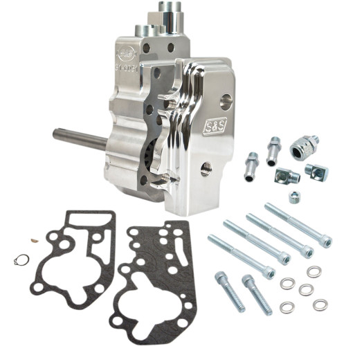 PartzBiz HD: 3453447-S&S Polished Billet Oil Pump Oem Replacement Harley 92-99 Evo Big Twin 31-6206