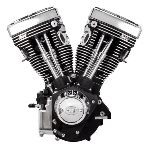 PartzBiz HD: 3455680-New Black & Chrome S&S 111” V111 Evolution Evo Long Block Motor Engine Harley PartzBiz HD: 3455680-New Black & Chrome S&S 111” V111 Evolution Evo Long Block Motor Engine Harley