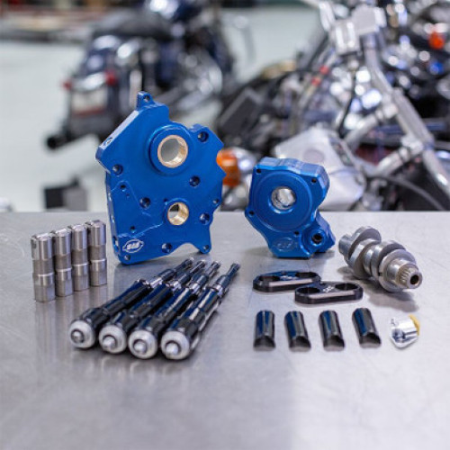 PartzBiz HD: 3487629-S&S M8 Cam Plate ชุดปั้มน้ำมันแพ็คเกจ Chrome 475C Chain Harley Touring Softail PartzBiz HD: 3487629-S&S M8 Cam Plate ชุดปั้มน้ำมันแพ็คเกจ Chrome 475C Chain Harley Touring Softail