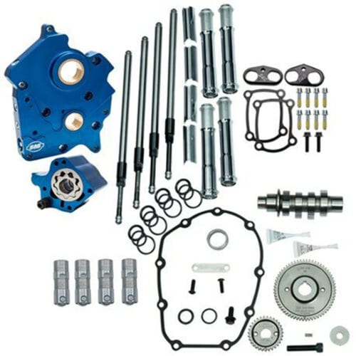 PartzBiz HD: 3460257-S&S M8 Cam Plate Oil Pump Kit Package Chrome 465G Gear Harley Touring Softail