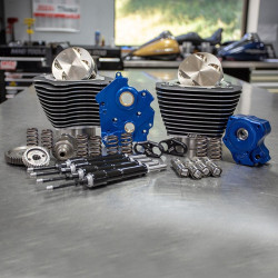 PartzBiz HD 310-1055 - S&S 107” to 124” Water Cooled Power Package Gear Drive Black Harley Touring M8 PartzBiz HD 310-1055 - S&S 107” to 124” Water Cooled Power Package Gear Drive Black Harley Touring M8