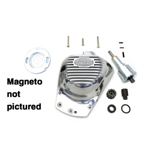 PartzBiz HD: 3449651-Burkhardt Magneto Nose Cone Shovel Drive Cam Cover Shovelhead EVO FXST FL 73-92 PartzBiz HD: 3449651-Burkhardt Magneto Nose Cone Shovel Drive Cam Cover Shovelhead EVO FXST FL 73-92