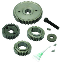 PartzBiz HD 33-4285 - S&S Cycle Gears Gear Drive Cam Kit Set 4 ด้านในด้านนอก Harley Big Twin 2006-2017
