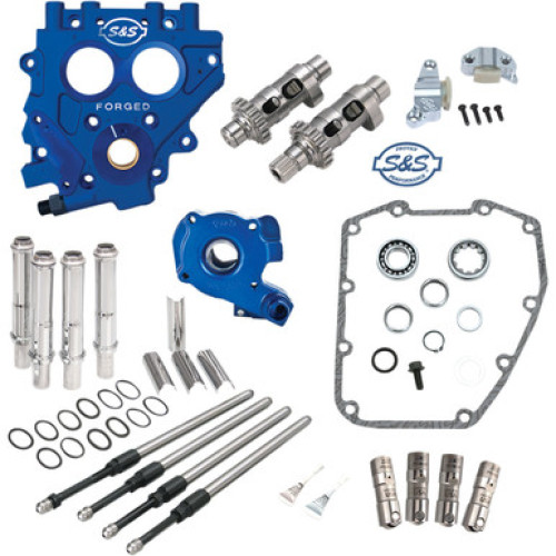 PartzBiz HD: 3460154-S&S 585CE Easy Chain Drive Camshaft Cam Chest Plate Pushrod Kit Harley 99-06 585 PartzBiz HD: 3460154-S&S 585CE Easy Chain Drive Camshaft Cam Chest Plate Pushrod Kit Harley 99-06 585