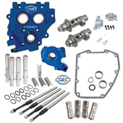 PartzBiz HD 330-0546 - S&S 585CE Easy Chain Drive Camshaft Cam Chest Plate Pushrod Kit Harley 06-17 585 PartzBiz HD 330-0546 - S&S 585CE Easy Chain Drive Camshaft Cam Chest Plate Pushrod Kit Harley 06-17 585