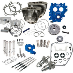 PartzBiz HD 330-0665 - S&S 88” to 100” Power Package Black Gear Drive 585GE Cam Harley Twin Cam 99-06 PartzBiz HD 330-0665 - S&S 88” to 100” Power Package Black Gear Drive 585GE Cam Harley Twin Cam 99-06
