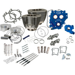 PartzBiz HD 330-0668 - S&S 110” Power Package Black Chain Drive 585CE Cam Engine Harley Twin Cam 07-17 PartzBiz HD 330-0668 - S&S 110” Power Package Black Chain Drive 585CE Cam Engine Harley Twin Cam 07-17