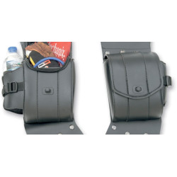 PartzBiz HD 3501-0715 - Saddlemen Water Bottle Drink Holder Saddlebag Guard Bag Set Pair Harley Touring PartzBiz HD 3501-0715 - Saddlemen Water Bottle Drink Holder Saddlebag Guard Bag Set Pair Harley Touring