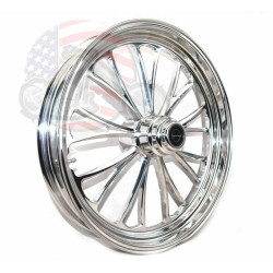 PartzBiz HD 37-622 - Polished Manhattan 21 3.5 Billet Front Wheel Rim Harley Touring & Softail 3/4 1” PartzBiz HD 37-622 - Polished Manhattan 21 3.5 Billet Front Wheel Rim Harley Touring & Softail 3/4 1”