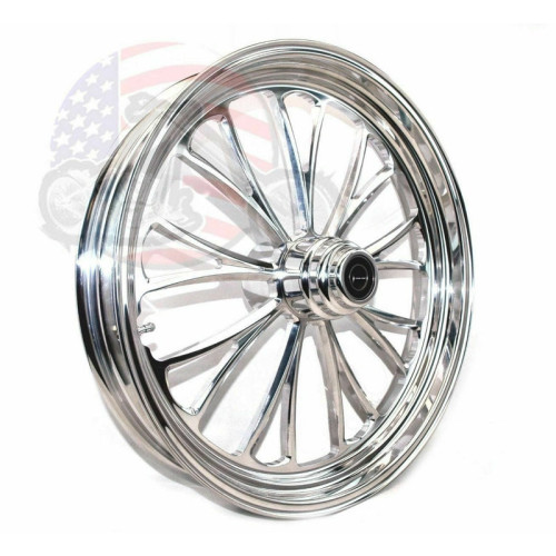PartzBiz HD: 3452538-Polished Manhattan 21 X 3.5 Billet Front Wheel Rim Harley Touring 08+ NON-ABS PartzBiz HD: 3452538-Polished Manhattan 21 X 3.5 Billet Front Wheel Rim Harley Touring 08+ NON-ABS