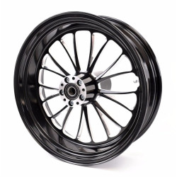 PartzBiz HD 37-674 - Ultima Manhattan Black Billet Aluminium 18 5.5 ล้อหลัง Harley Chopper Bobber PartzBiz HD 37-674 - Ultima Manhattan Black Billet Aluminium 18 5.5 ล้อหลัง Harley Chopper Bobber