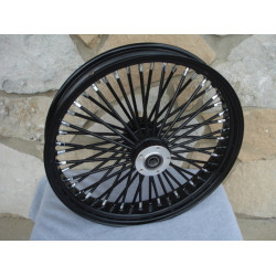 PartzBiz HD 37-725 - Ultima 48 King Spoke Fat 23 3.5 Front Wheel Rim Harley Touring Dual Disk Black . PartzBiz HD 37-725 - Ultima 48 King Spoke Fat 23 3.5 Front Wheel Rim Harley Touring Dual Disk Black .