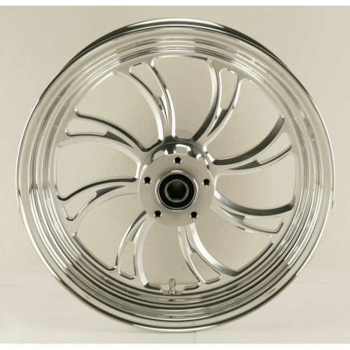 PartzBiz HD: 3457151-Ultima Vortex เหล็กแท่งอะลูมิเนียมขัดเงา 16‚ X 3.5‚” ขอบล้อหลัง Harley Custom PartzBiz HD: 3457151-Ultima Vortex เหล็กแท่งอะลูมิเนียมขัดเงา 16‚ X 3.5‚” ขอบล้อหลัง Harley Custom