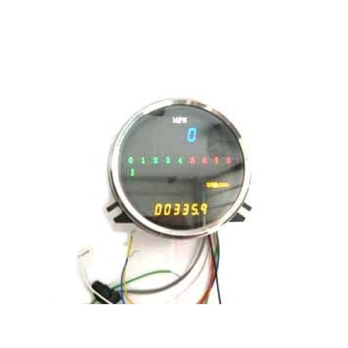 PartzBiz HD: 3448468-Electronic LED Digital Speedometer Speedo Tachometer Tach Combo Drop In Harley PartzBiz HD: 3448468-Electronic LED Digital Speedometer Speedo Tachometer Tach Combo Drop In Harley