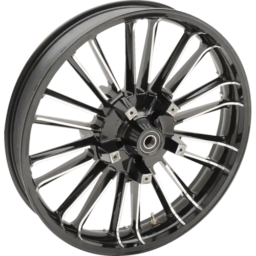 PartzBiz HD: 3480468-Coastal Black Cut Atlantic Precision Wheel Rim 21 3.5 2008+ Harley Touring ABS PartzBiz HD: 3480468-Coastal Black Cut Atlantic Precision Wheel Rim 21 3.5 2008+ Harley Touring ABS