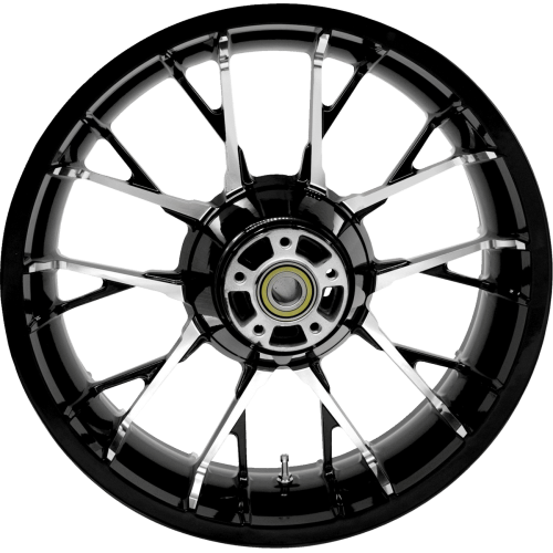 PartzBiz HD: 3481941-Coastal Moto Black Cut Marlin Precision 18 5.5 ขอบล้อหลัง 09+ Harley Touring