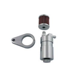 PartzBiz HD 40-0595 - Chrome Oil Collector Can Engine Tank Breather Harley Chopper Pan Shovel Head Evo PartzBiz HD 40-0595 - Chrome Oil Collector Can Engine Tank Breather Harley Chopper Pan Shovel Head Evo