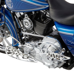 PartzBiz HD 40-106 - Arlen Ness 10 Gauge Heel Toe Shifter Lever Chrome +1” Harley Touring Softail 97+