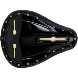 PartzBiz HD 4005-105 - เบาะนั่ง Biltwell Midline Tuck N Roll Black Solo Classic Retro Style Custom Chopper PartzBiz HD 4005-105 - เบาะนั่ง Biltwell Midline Tuck N Roll Black Solo Classic Retro Style Custom Chopper