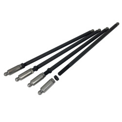 PartzBiz HD 4065 - Feuling Pushrods แบบปรับได้ 1999-2017 Harley Twin Cam 88 96 103 มอเตอร์เครื่องยนต์