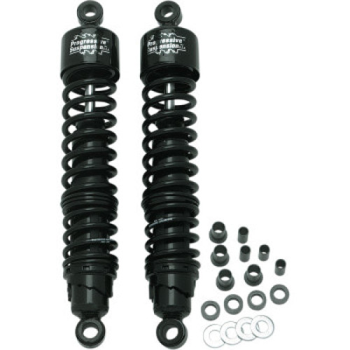PartzBiz HD: 3452640-Progressive Black 15” 413 Lifted Shocks Harley Sportster Café Scrambler 86-2020
