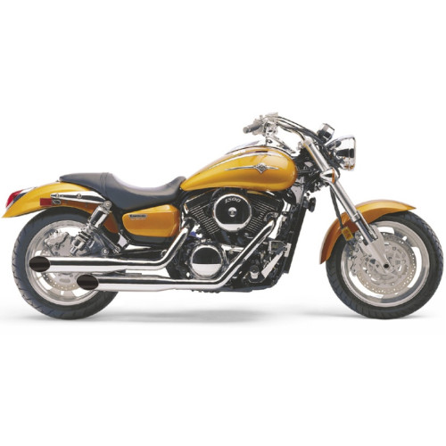 PartzBiz HD: 3446636-Cobra Chrome Classic Deluxe Slashcut Exhaust Kawasaki Vulcan Classic Meanstreak