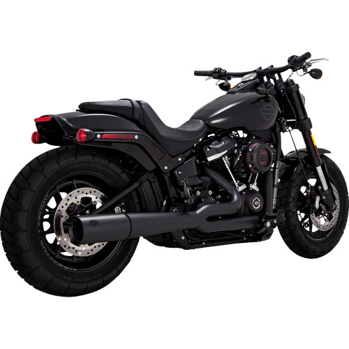 PartzBiz HD: 3484885-Vance & Hines Black 2 Into 1 Pro Pipe Exhaust System Harley Softail FX FL 18+ M8 PartzBiz HD: 3484885-Vance & Hines Black 2 Into 1 Pro Pipe Exhaust System Harley Softail FX FL 18+ M8