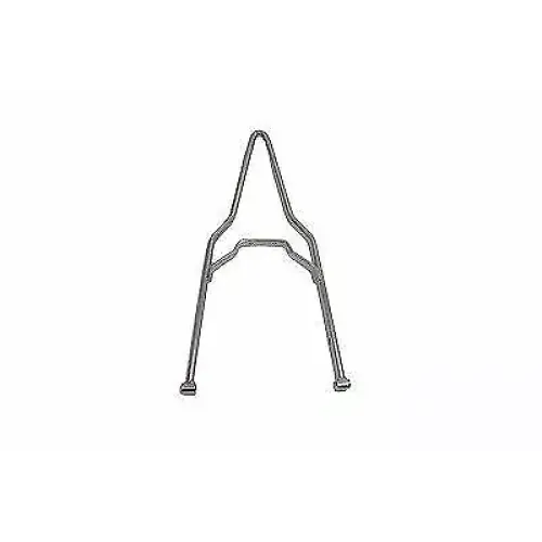 PartzBiz HD: 3448568-Chrome Round 26” Tall Sissy Bar Harley Chopper Bobber Rigid 6” Rear Flat Fender