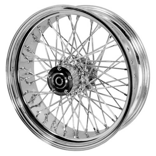 PartzBiz HD: 3447213-Chrome 18‚ X 5.5‚” ขอบล้อหลัง 60 ก้าน Harley Custom 200mm Chopper Bobber
