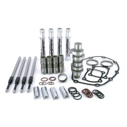 PartzBiz HD 517-318 - Zippers Red Shift 468 Cam M8 Kit Package Chrome Pushrods Harley Touring Softail PartzBiz HD 517-318 - Zippers Red Shift 468 Cam M8 Kit Package Chrome Pushrods Harley Touring Softail