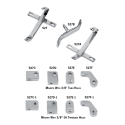 PartzBiz HD 527B - Chrome Dual ไฟหน้า Mount Springer Chopper Harley Paughco Ironhead XS650 XL