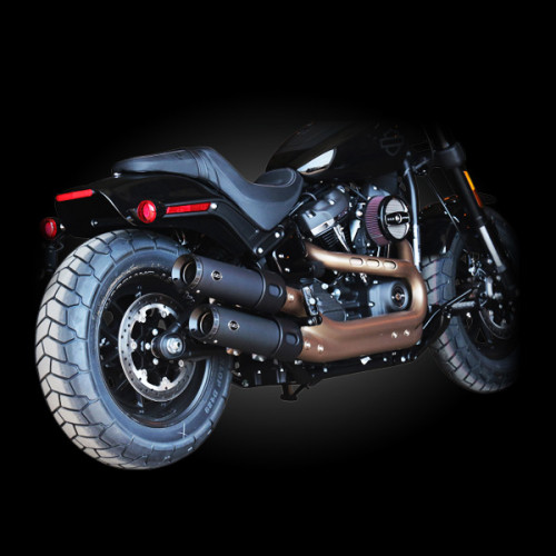 PartzBiz HD: 3453412-S&S Grand National Black Slip On Mufflers Exhaust 18-20 Harley Softail Fat Bob PartzBiz HD: 3453412-S&S Grand National Black Slip On Mufflers Exhaust 18-20 Harley Softail Fat Bob
