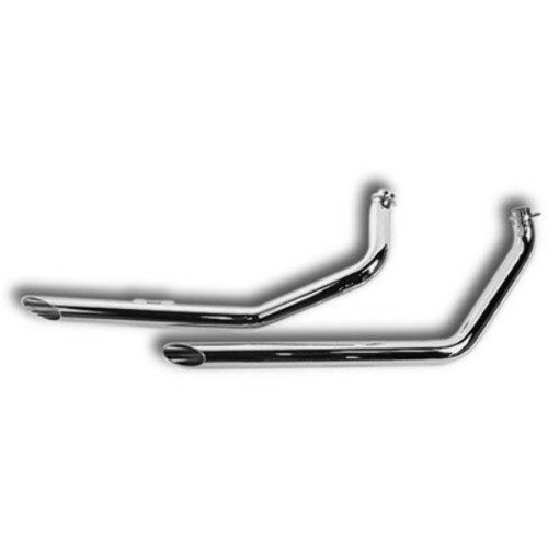 PartzBiz HD: 3461891-Chrome Drag Pipes Straight Exhaust System 1.75” 1 3/4” 40” Harley Dyna FXD 91-06