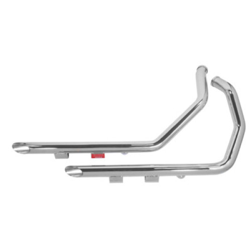 PartzBiz HD: 3457015-Ultima Chrome Drag Pipes Exhaust System 1.75” OD 40” Harley Sportster XL 1986-03