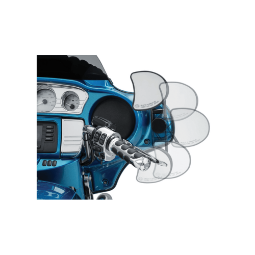 PartzBiz HD: 3490125-Kuryakyn Adjustable Drop Mirror Mount Black Pair Billet Harley FLHX FLHXXX 06-13