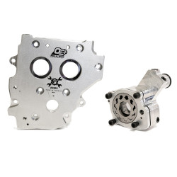 PartzBiz HD 7084 - Feuling OE+ Cam Support Plate Oil Pump Kit 2007-2017 Harley Touring Dyna Softail