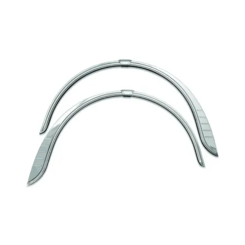 PartzBiz HD: 3457720-Kuryakyn Rear Chrome Fender Flares Skirts Trim Accents Harley Trike Tri-Glide